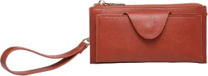 JEN & CO. Kyla RFID Wallet - Women's Vegan Leather Wristlet Purse & Clutch, Credit Card Holder, RFID Safe