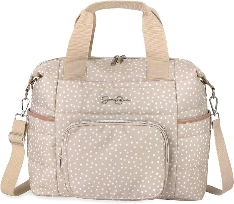 Jessica Simpson Crossbody Tote Bag-Taupe