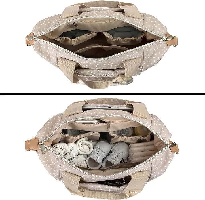 Jessica Simpson Crossbody Tote Bag-Taupe