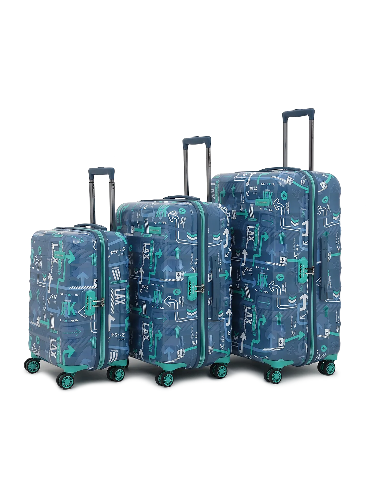 JFK Denim Blue Set of 3 (S M L) Trolley