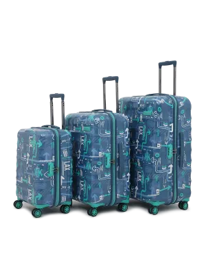 JFK Denim Blue Set of 3 (S M L) Trolley