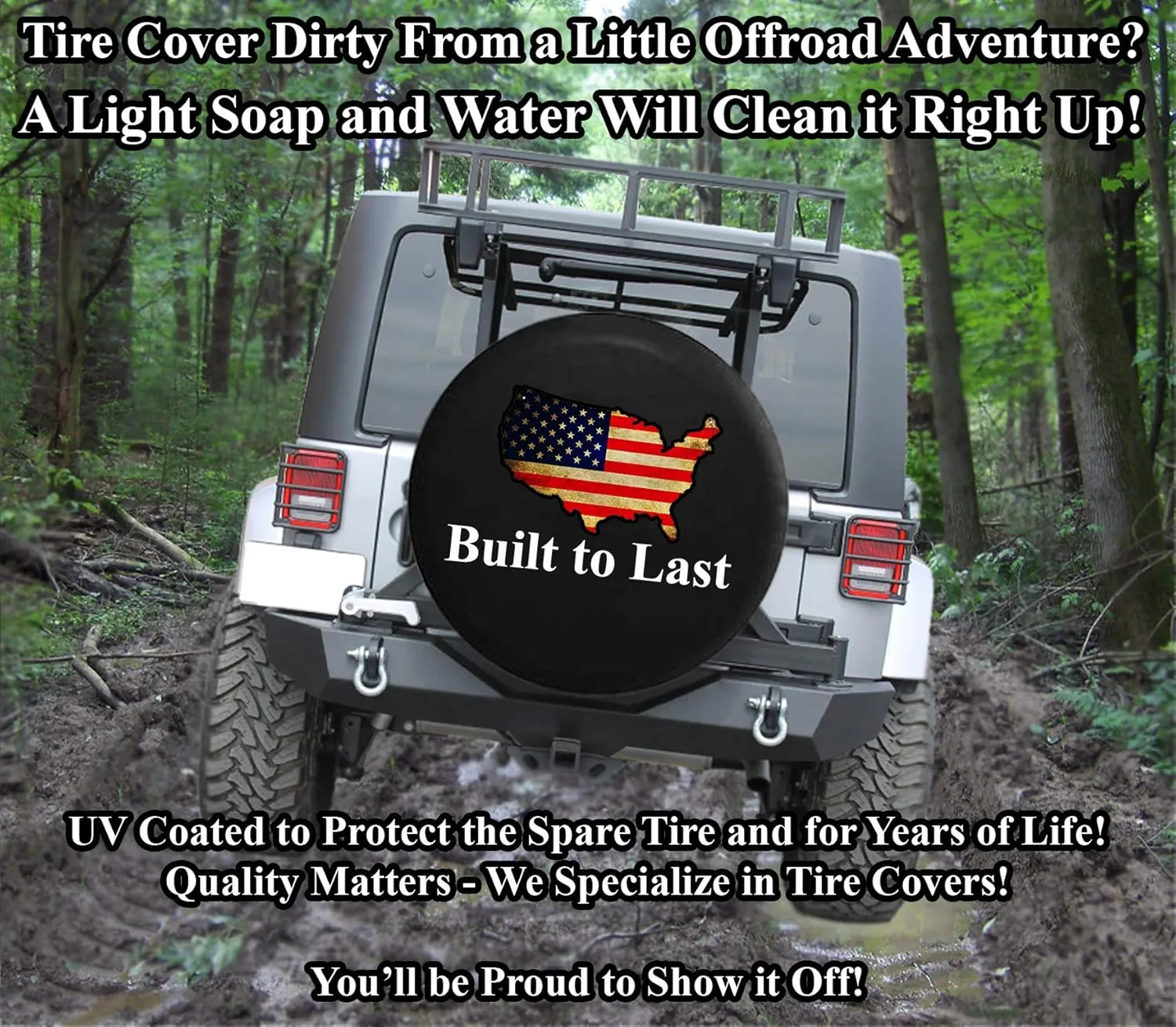 JL Tire Cover Ducks Unlimited Mallard Wood Hunting (Fits: JL Accessories Sport with Back-Up Camera) 32 Inch 245/75r17, 255/70r18