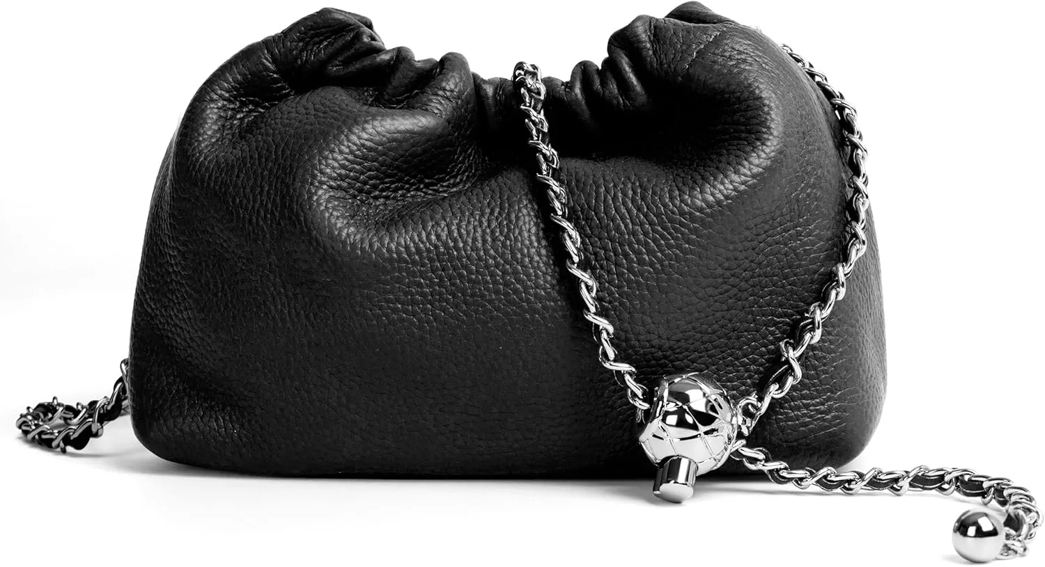 Joryin Trendy Dumpling Women's Crossbody Bag - Evening Clutch Vegan & Genuine Leather Hobo Cloud Purse