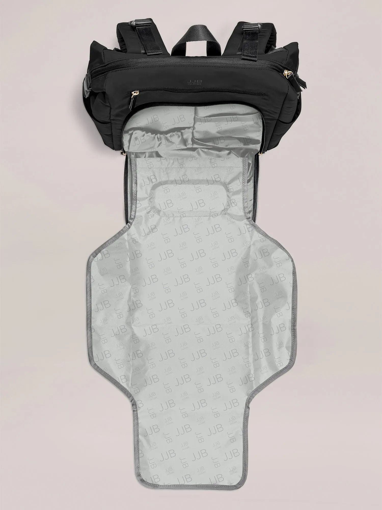 JuJuBe Modern Diaper Backpack - Black