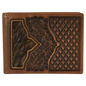 JUSTIN BIFOLD WALLET BRINDLE INLAY - JF06TN