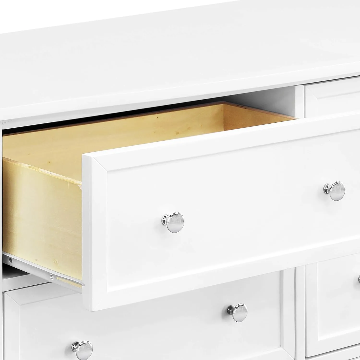 Kalani Baby Dresser for Nursery - GREENGUARD Gold Certified Wooden 6 Drawer Double Dresser - Kids Dresser for Boys and Girls - Multi-Purpose White Dresser for Bedroom, Living Room, and Hallway