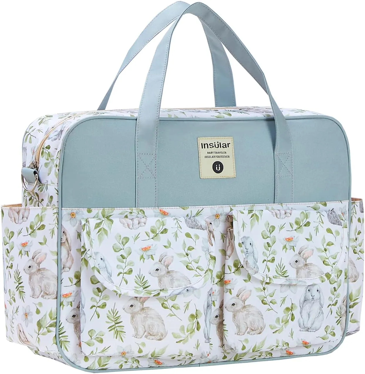 Kamay's Mummy Shoulder Bag Diaper Bag Chic Nappy Changing Bag Tote/Messenger Style Large with Changing Mat, Adjustable Straps