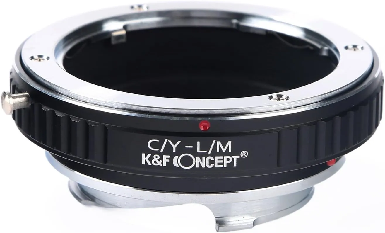 K&F Concept Adapter for Contax Yashica Mount Lens to Leica M Camera M-P M240 M10