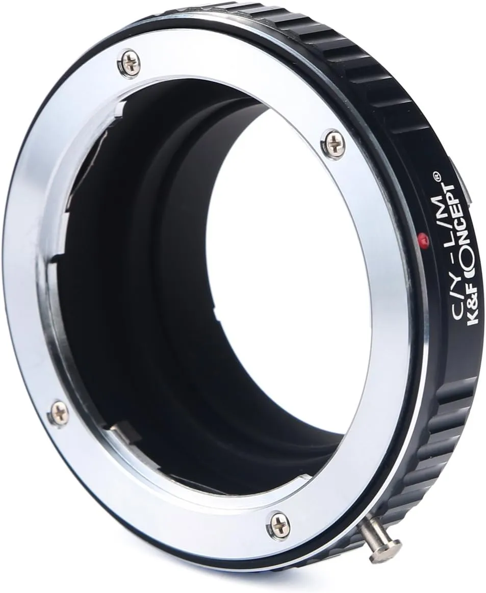 K&F Concept Adapter for Contax Yashica Mount Lens to Leica M Camera M-P M240 M10