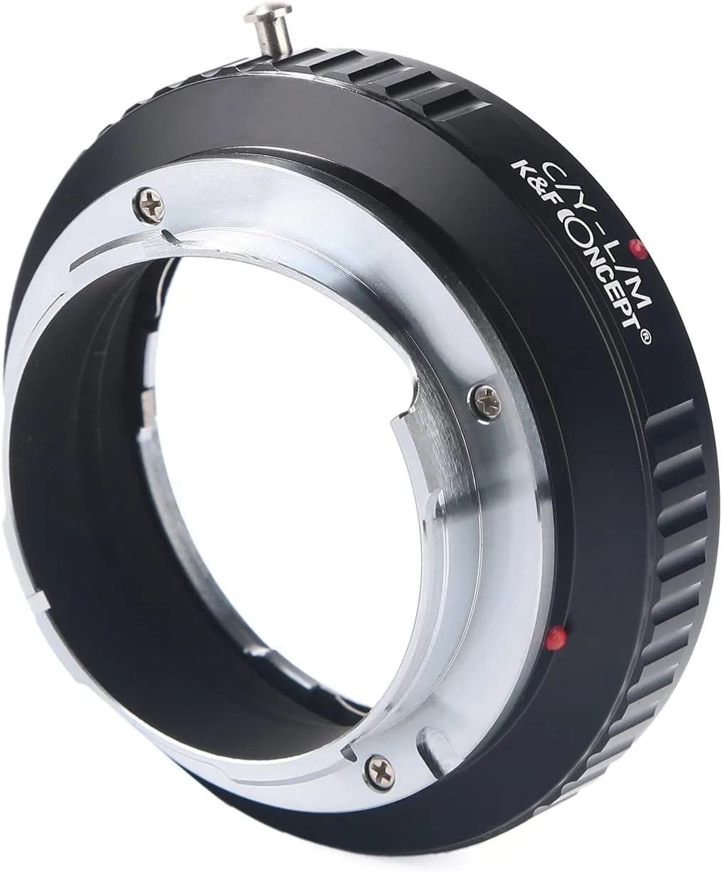 K&F Concept Adapter for Contax Yashica Mount Lens to Leica M Camera M-P M240 M10