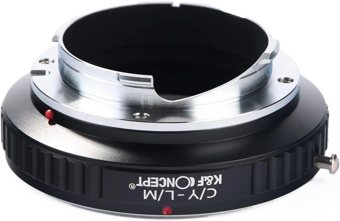 K&F Concept Adapter for Contax Yashica Mount Lens to Leica M Camera M-P M240 M10