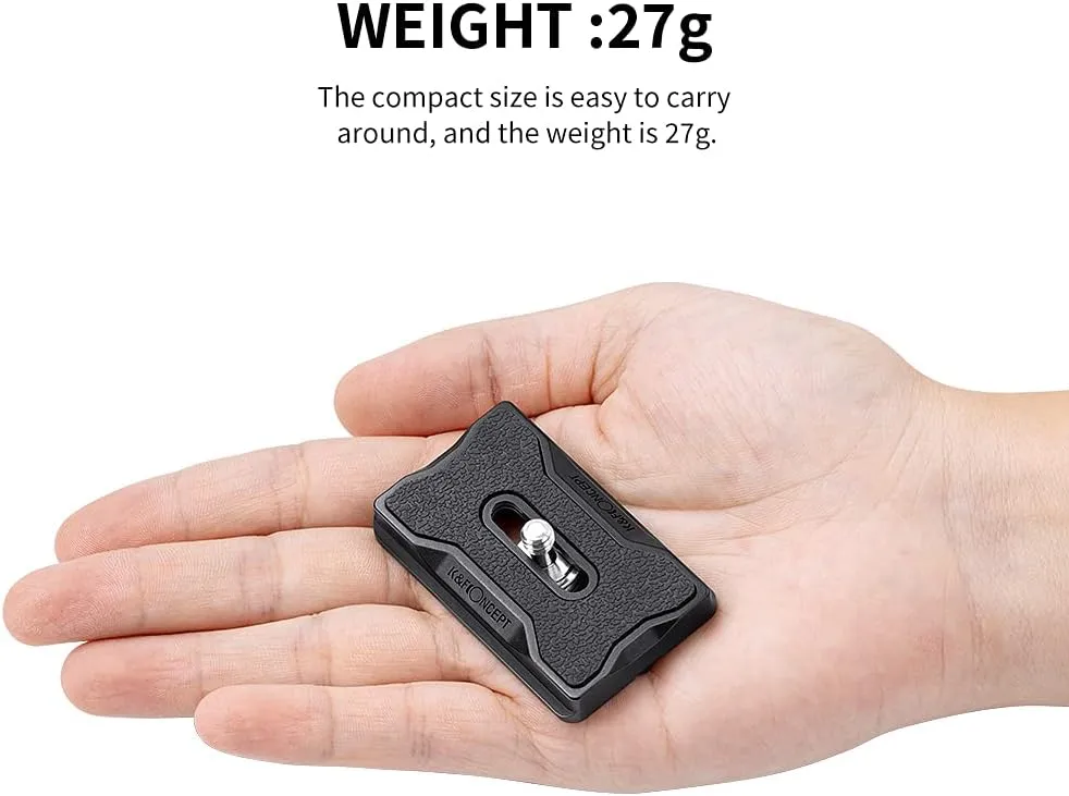 K&F Concept K-28 Camera Tripod Quick Release Mounting Plate 2 Pack