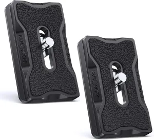 K&F Concept K-28 Camera Tripod Quick Release Mounting Plate 2 Pack