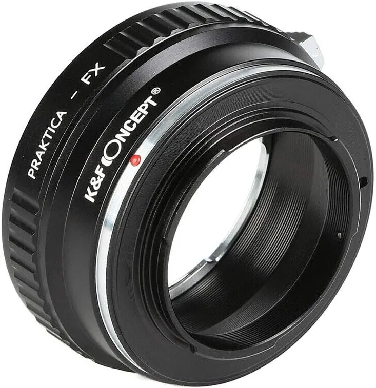 K&F Concept Lens Adapter Ring for Praktica PB to Fuji X Fujifilm X FX Mount X-A1 X-A10 X-A20 X-A2 X-A3 X-A5 X-M1 X-E1 X-E2 X-E2S X-E3 X-T1 X-T2 X-T3 X-T10 X-T20 X-T30 X-T100 X-Pro1 X-Pro2 X-H1