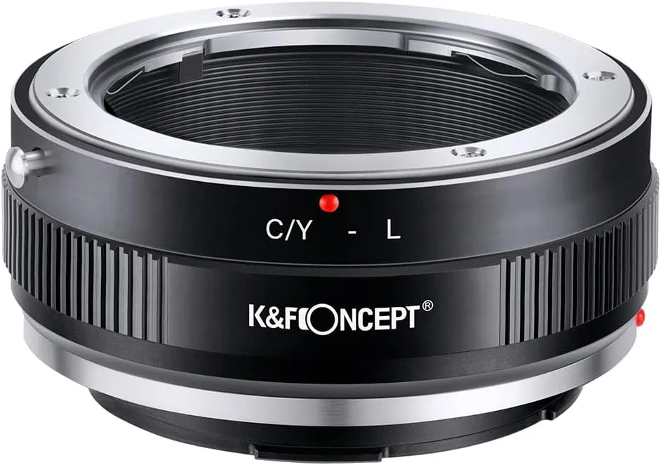 K&F Concept Lens Mount Adapter C/Y-L Manual Focus Compatible with Contax/Yashica (C/Y) Lens to L Mount Camera Body