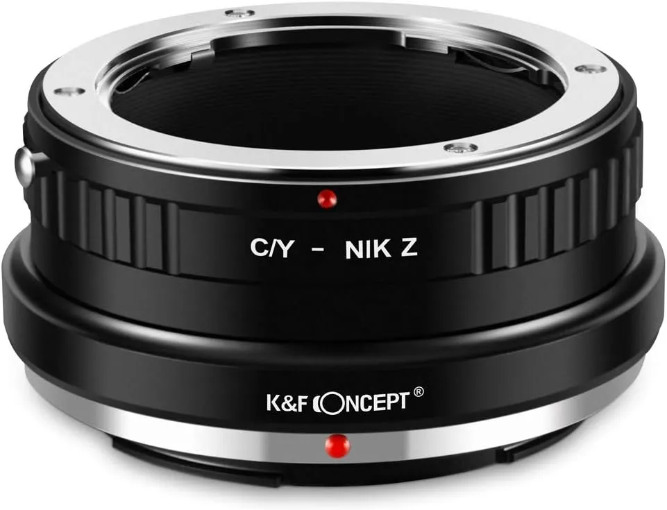 K&F Concept Lens Mount Adapter for Contax Yashica CY Mount Lens to Nikon Z6 Z7 Camera