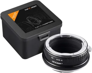 K&F Concept Lens Mount Adapter for Pentax PK Lens to Canon EOS R Camera Body