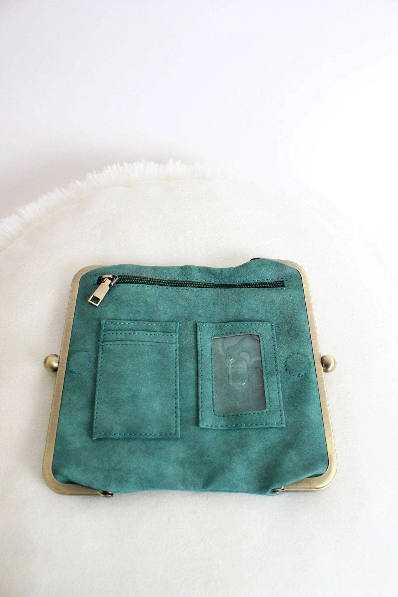 Karen Hobo Wallet | Turquoise