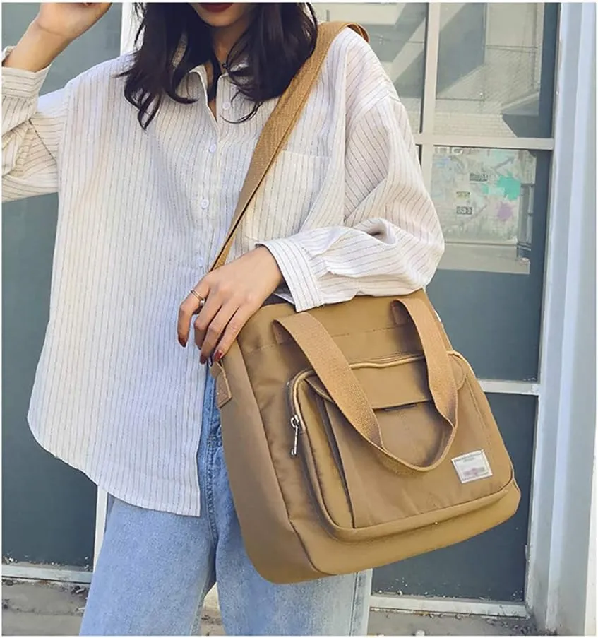 KARRESLY Women's Casual Hobo Shoulder Bag Large Capacity Nylon Daily Messenger Bag Work Shopper Handbag Purse