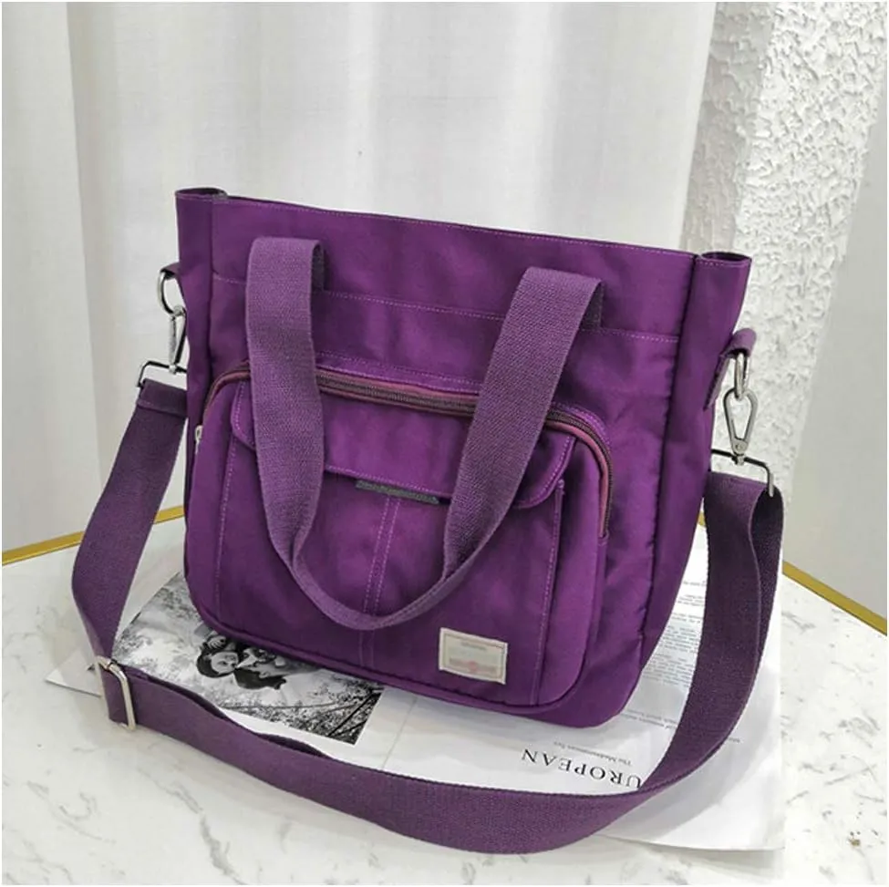 KARRESLY Women's Casual Hobo Shoulder Bag Large Capacity Nylon Daily Messenger Bag Work Shopper Handbag Purse