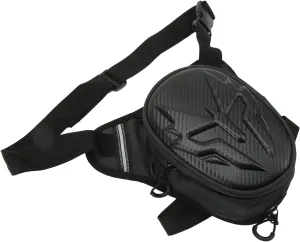 Keenso Motorcycle Leg Bag, PVC Matte Outdoor Thigh Drop Leg Bag,Multifunctional Thigh Packs for Ride Crossbody Shoulder Riding Travel Hiking (Carbon Fiber)