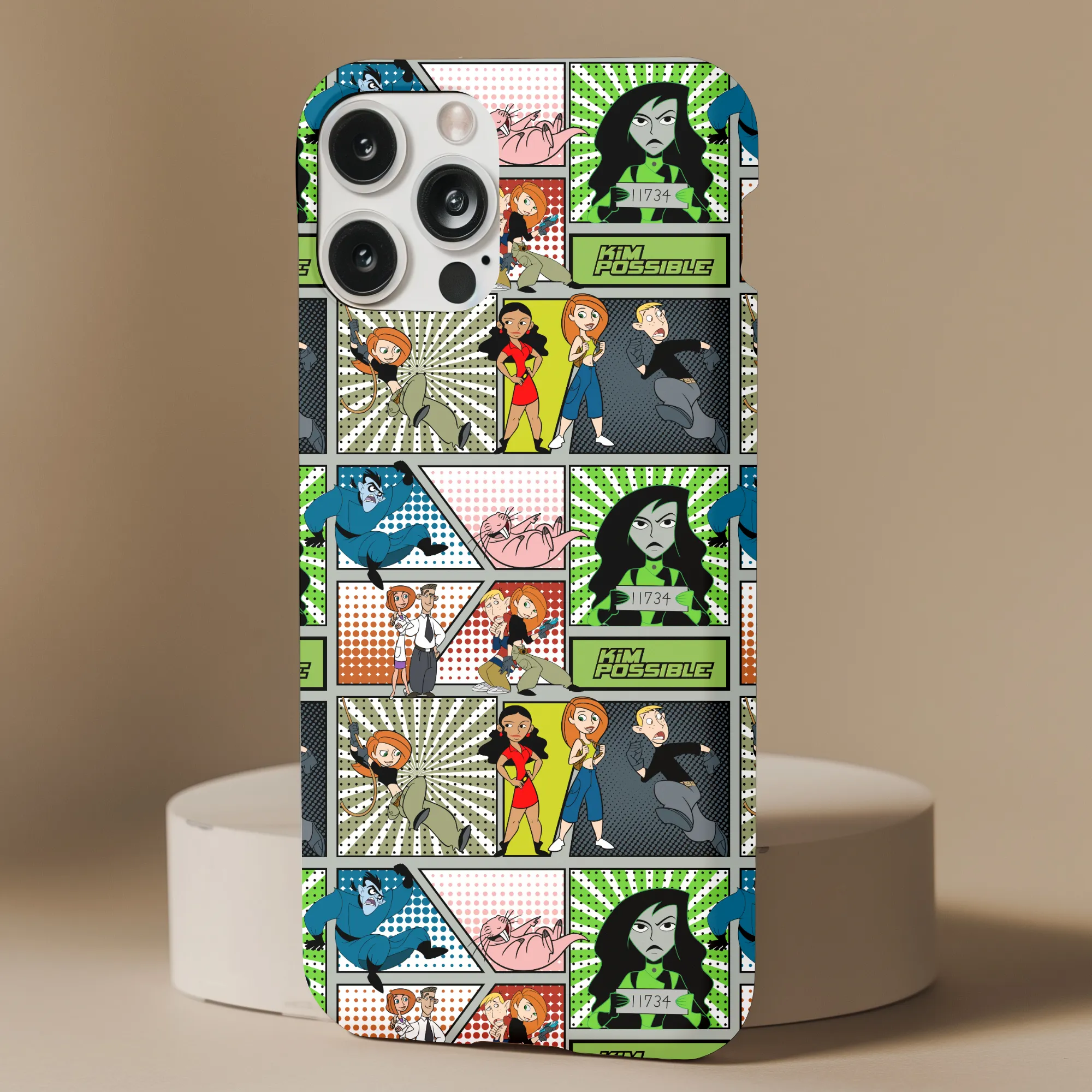 Kim Possible Patchwork Phone Case