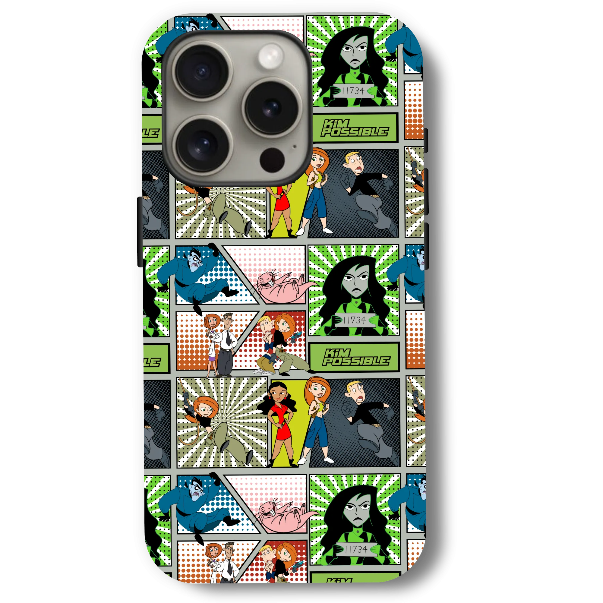 Kim Possible Patchwork Phone Case
