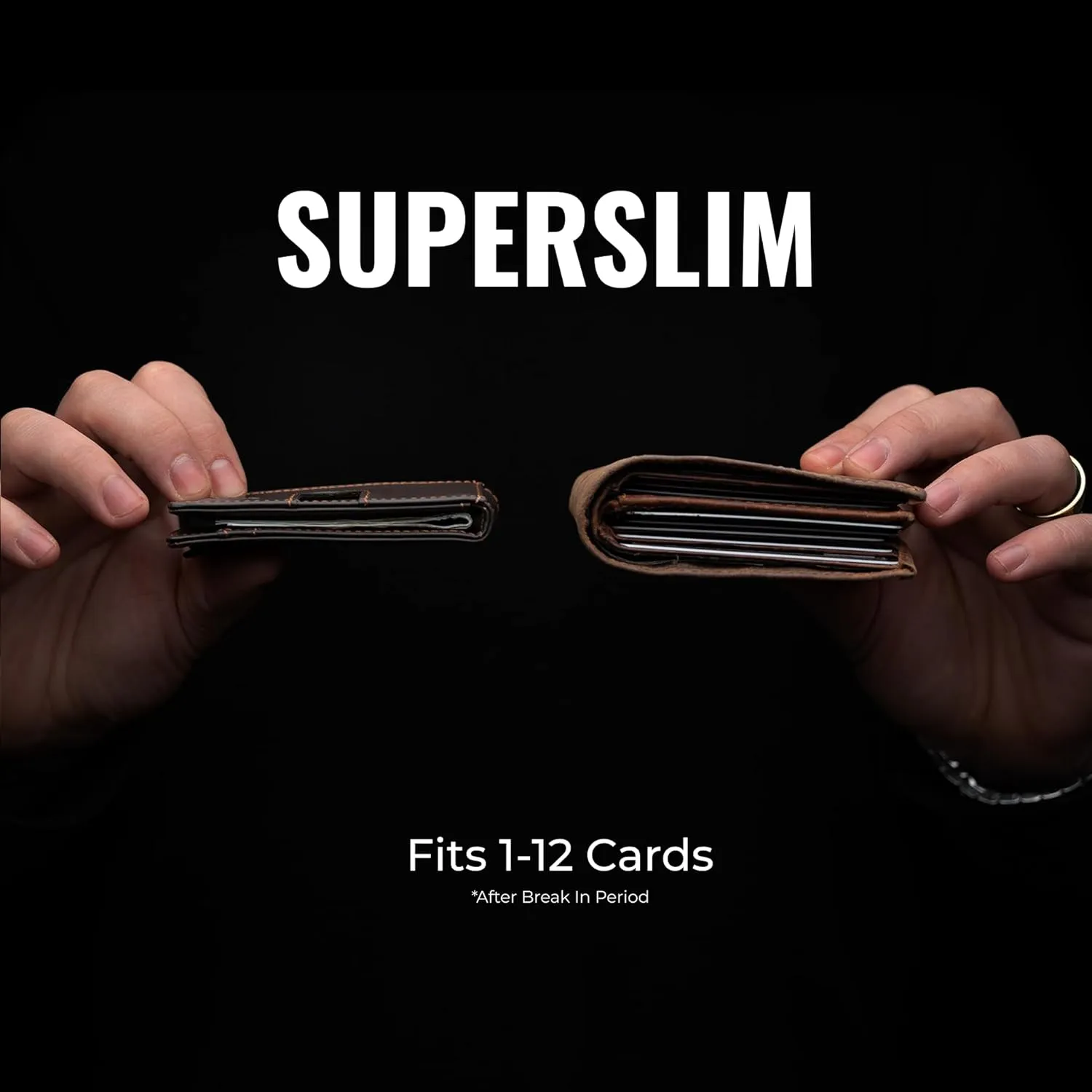 Kings Loot Money Clip Slim Minimalist Wallet for Men | RFID Blocking Leather Design with Money Clip | Front Pocket Bifold Holds 12 Cards | Stylish & Compact Wallets (Buckskin)