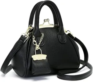 Kiss Lock Purse and Handbags,Trendy Mini Design Clutch Purses Vintage Crossbody Evening Clutch 2025
