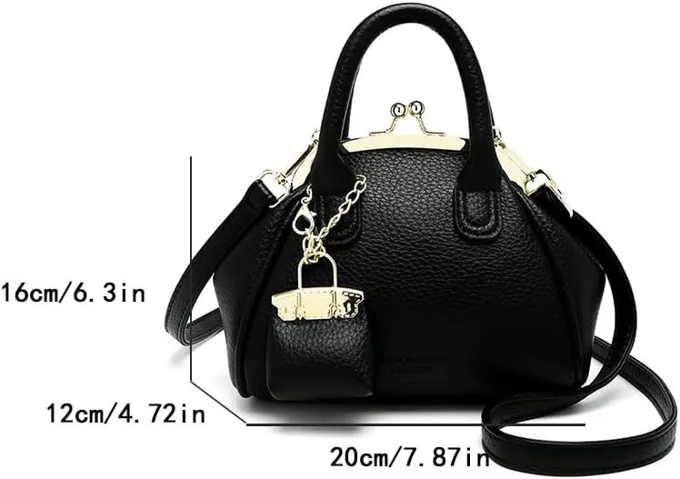 Kiss Lock Purse and Handbags,Trendy Mini Design Clutch Purses Vintage Crossbody Evening Clutch 2025