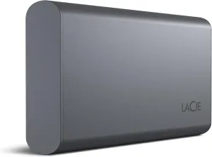 LaCie Mobile SSD Secure 500GB, 10Gbps USB 3.1 Type C, Rescue SED, Space Grey, Data Rescue Service (STKH500800)