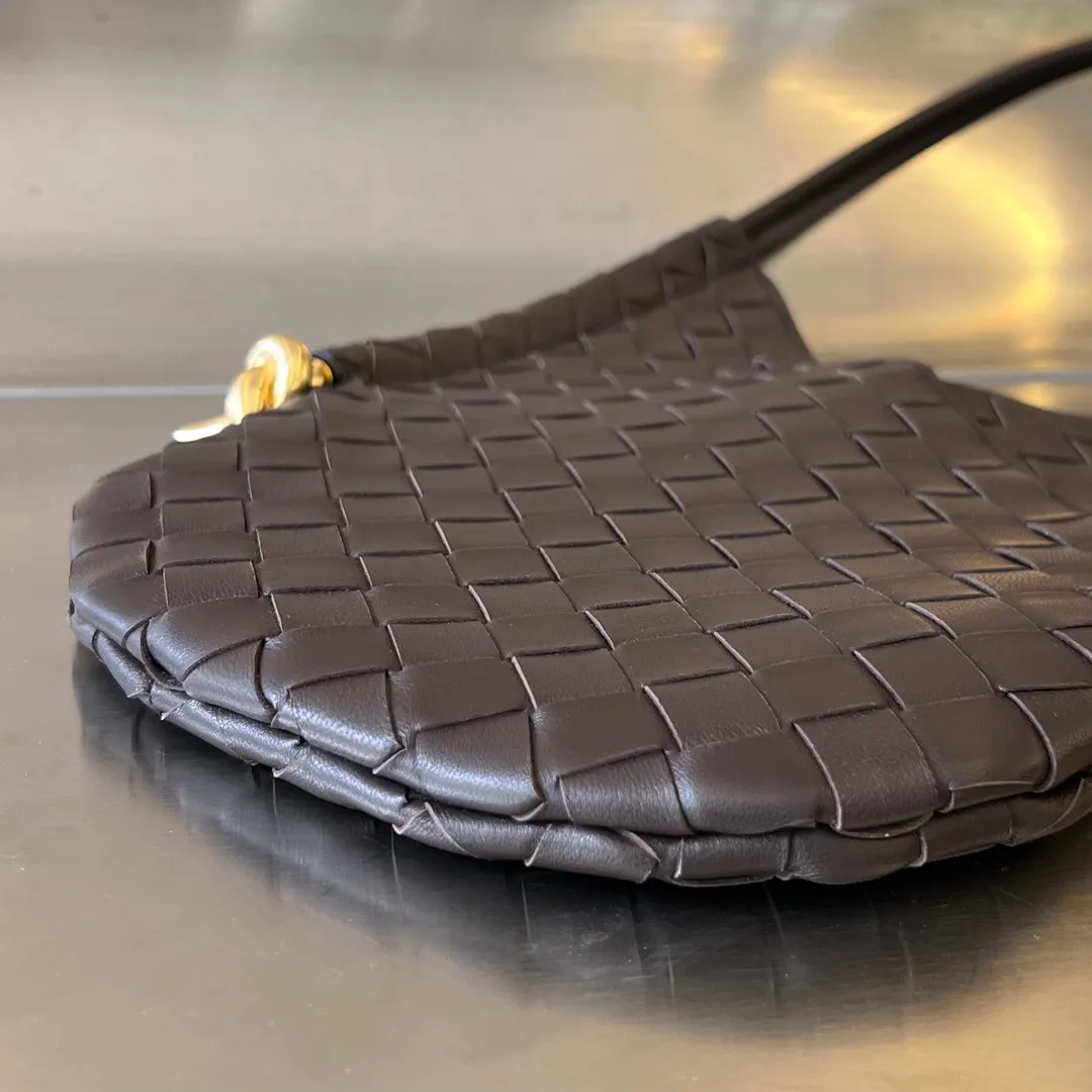 LAMBSKIN CHOCOLATE SOLSTICE Veneta Curated collection MINI Bottega Only today 30