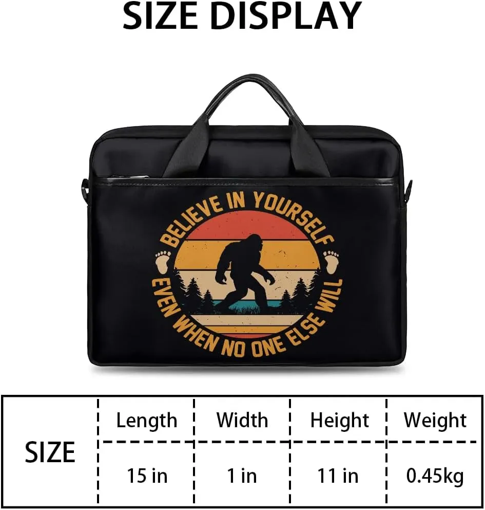 Laptop Bag for Women Men, 15.6 inch Messenger Shoulder Bags, Water Resistant Computer Bag Sleeve