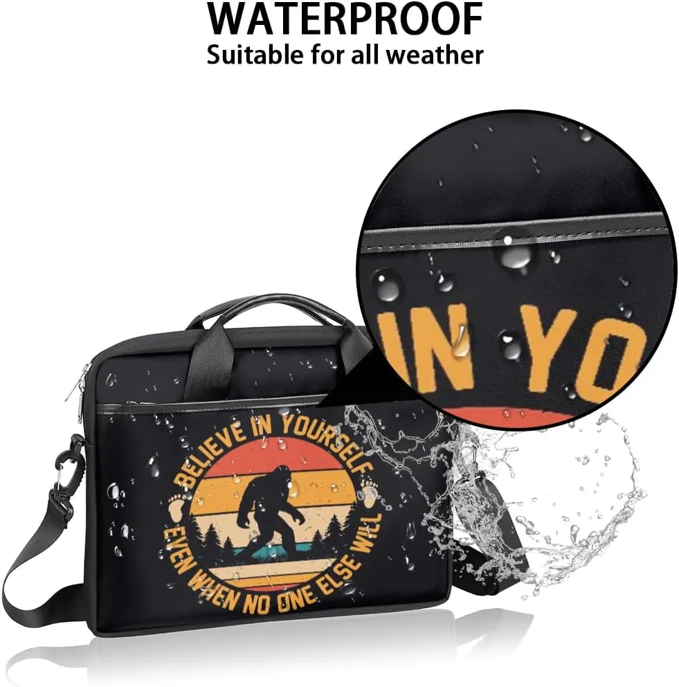 Laptop Bag for Women Men, 15.6 inch Messenger Shoulder Bags, Water Resistant Computer Bag Sleeve