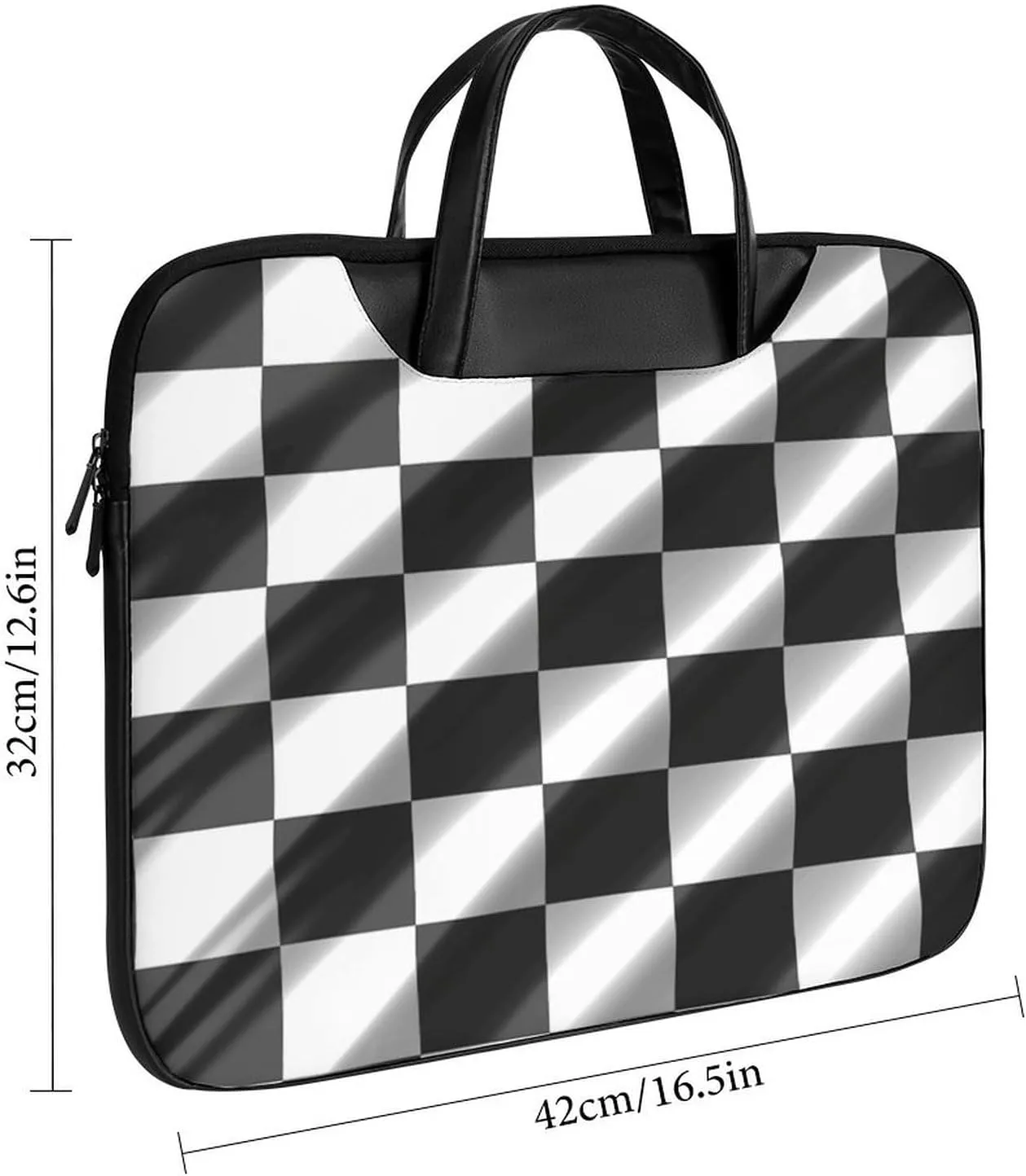 Laptop Shoulder Bag 16.5 Inch Laptop Bag Blue Volleyball Computer Bag Messenger Bag for Men Women
