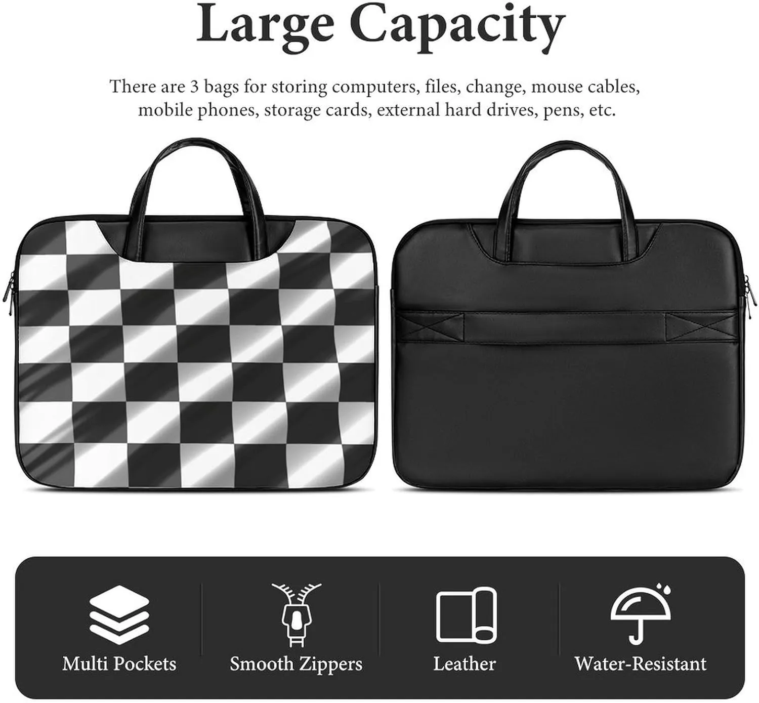 Laptop Shoulder Bag 16.5 Inch Laptop Bag Blue Volleyball Computer Bag Messenger Bag for Men Women