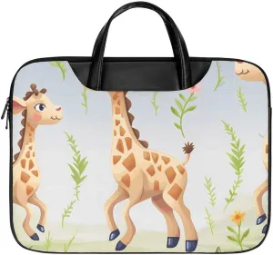 Laptop Shoulder Bag 16.5 Inch Laptop Bag Lovely Alpaca Computer Bag Messenger Bag for Men Women