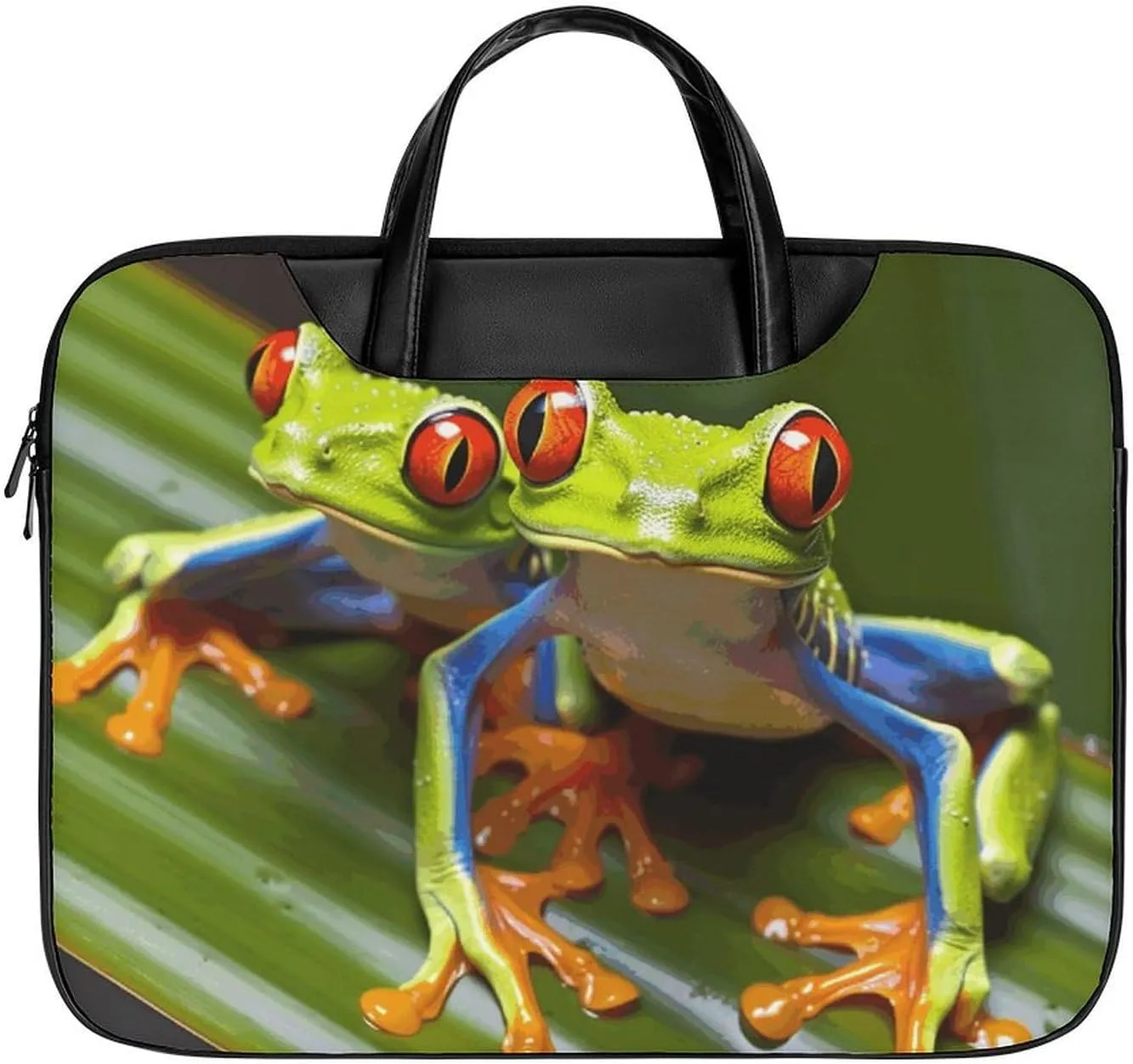 Laptop Shoulder Bag 16.5 Inch Laptop Bag North American Bald Eagle Computer Bag Messenger Bag for Men Women