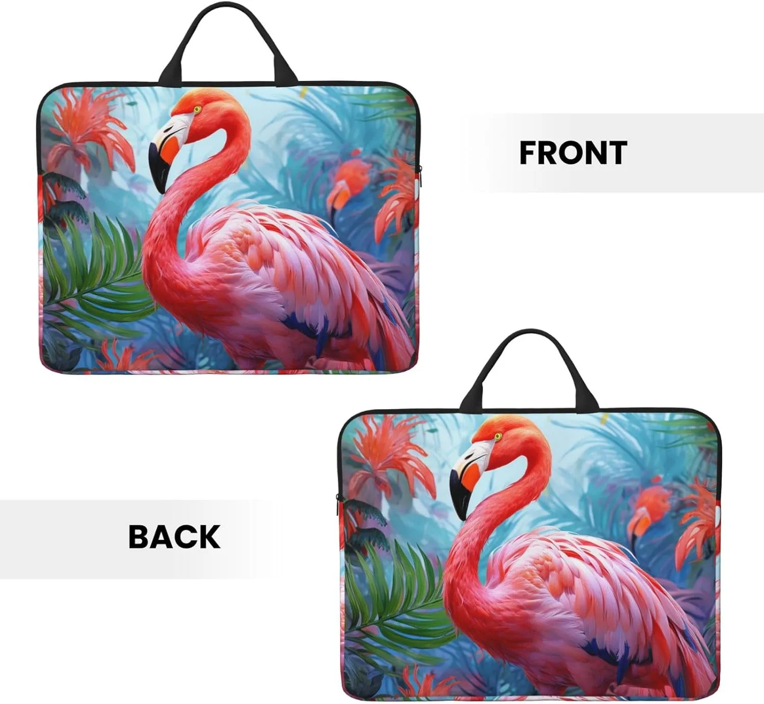 Laptop Shoulder Bag Messenger Bag Seaside Town Laptop Bag Computer Bag for Men Women