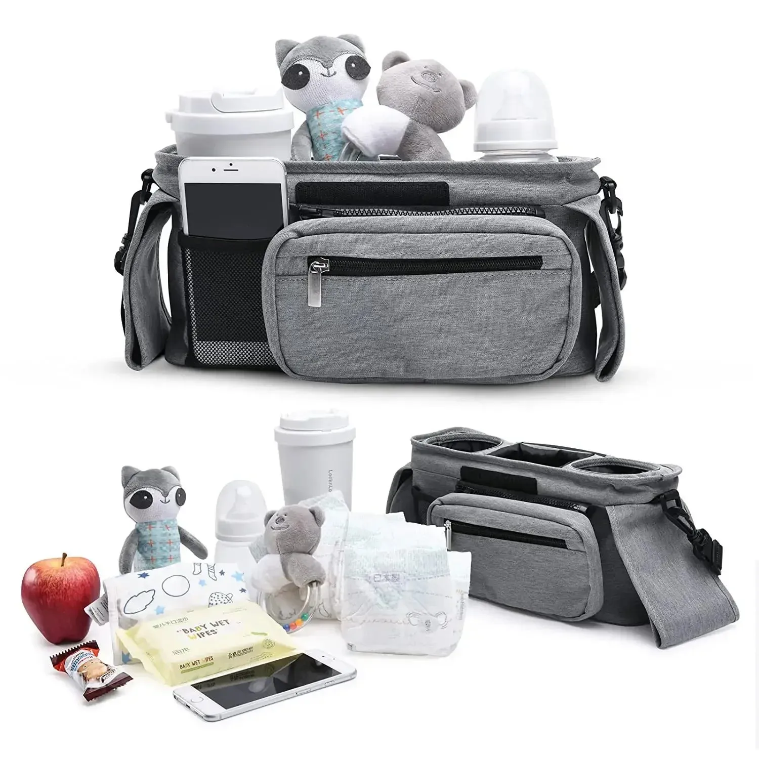 Large Capacity Baby Stroller Organizer Bag