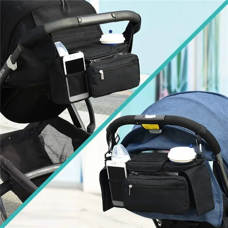 Large Capacity Baby Stroller Organizer Bag