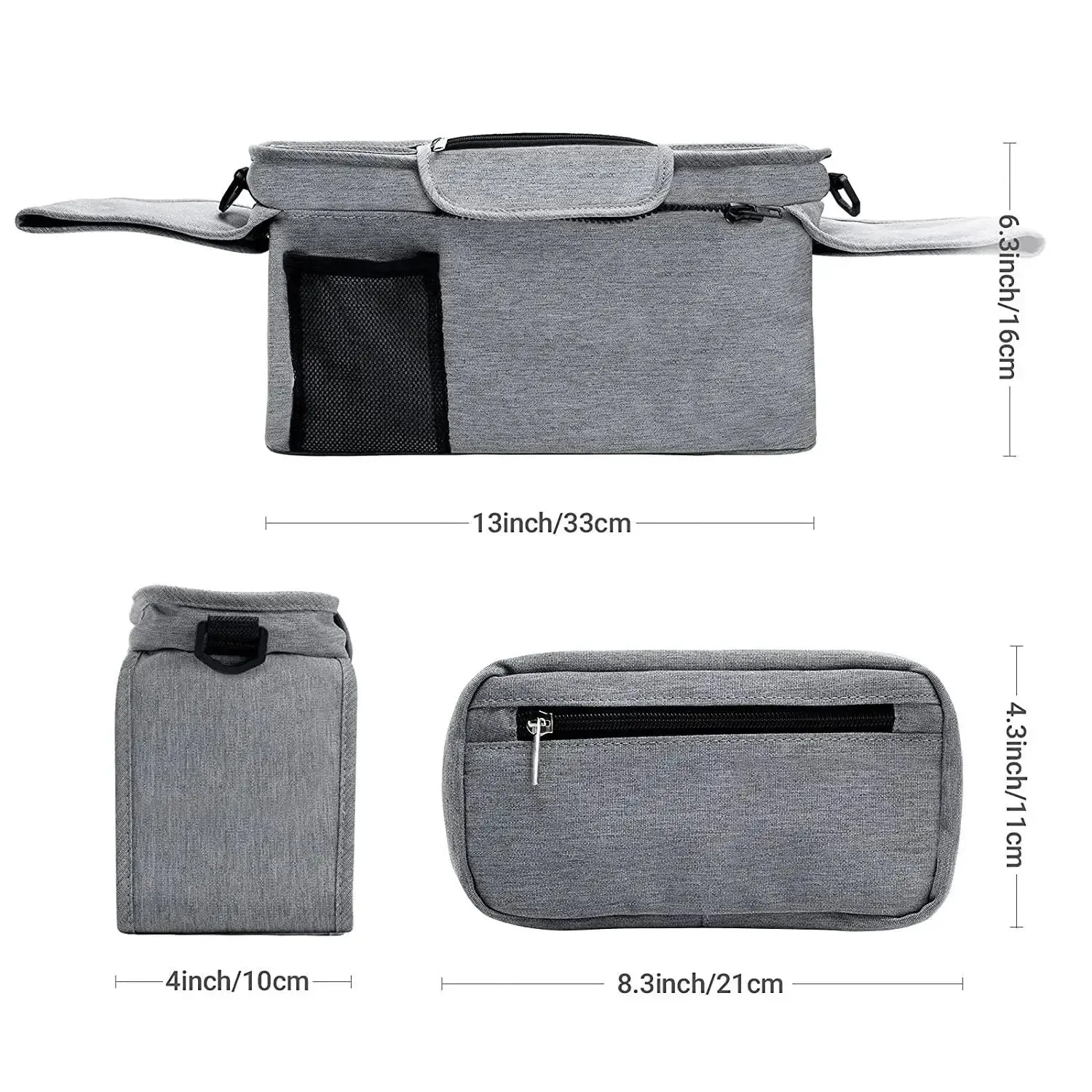 Large Capacity Baby Stroller Organizer Bag