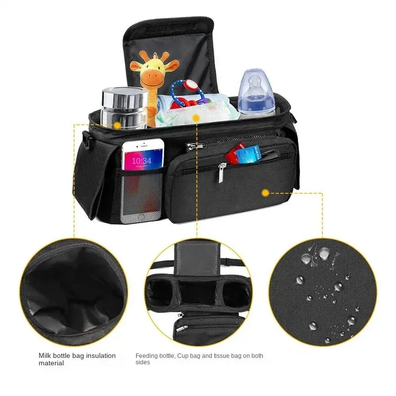 Large Capacity Baby Stroller Organizer Bag