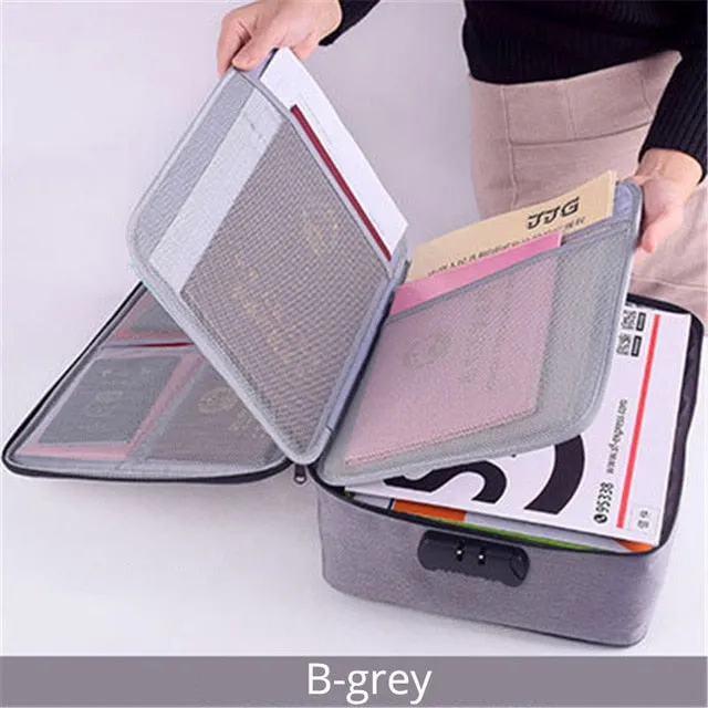 Large Capacity Document File Bag Case Waterproof