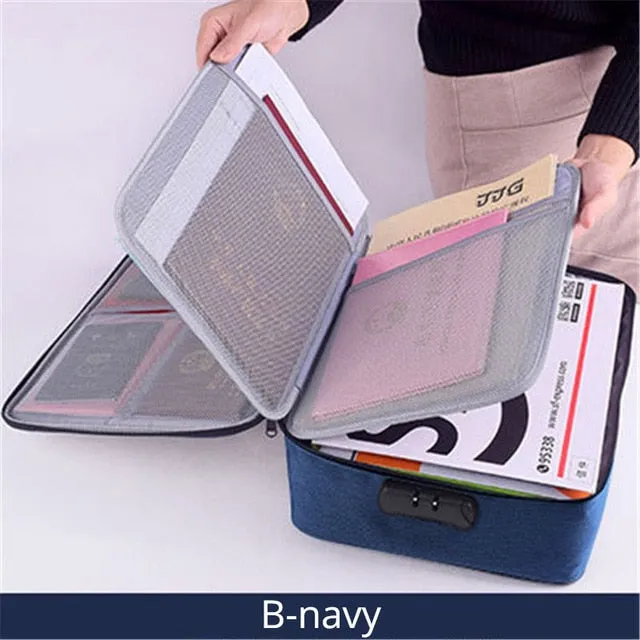 Large Capacity Document File Bag Case Waterproof