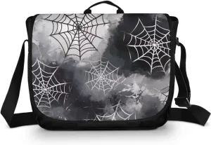 Large Flapover Bag, Messenger bag with Adjustable Shoulder Strap Crossbody Bag Multi-Pocket Messenger Bag