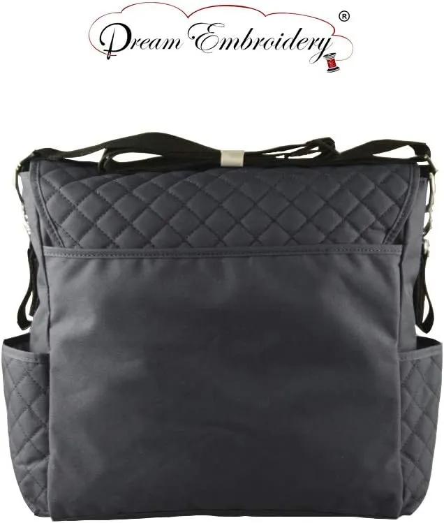 Large Messenger Diaper Bag Shoulder bag Custom Monogram Baby Bag