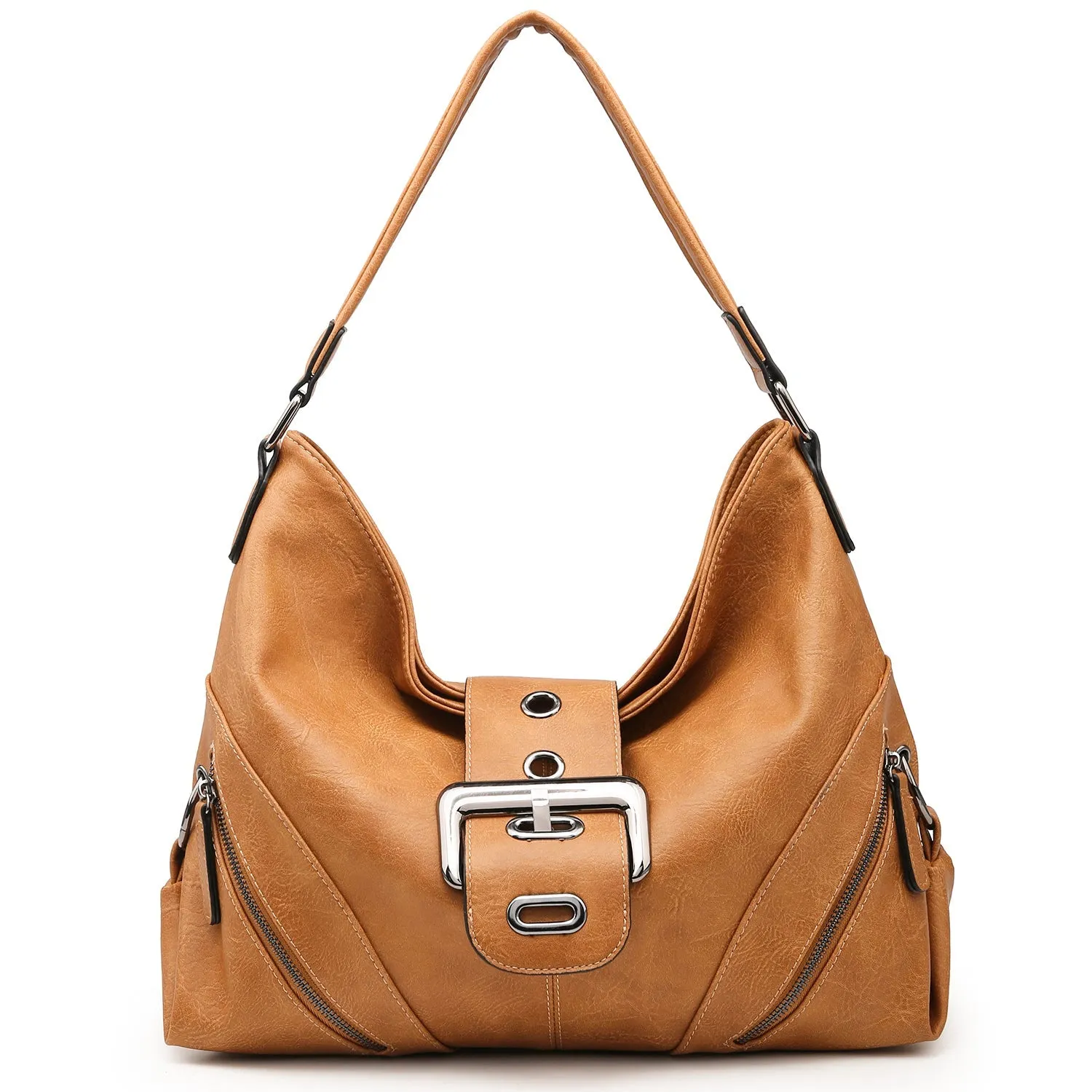 Large Women Hobo Purse Shoulder Bag Ladies Buckle Handbags