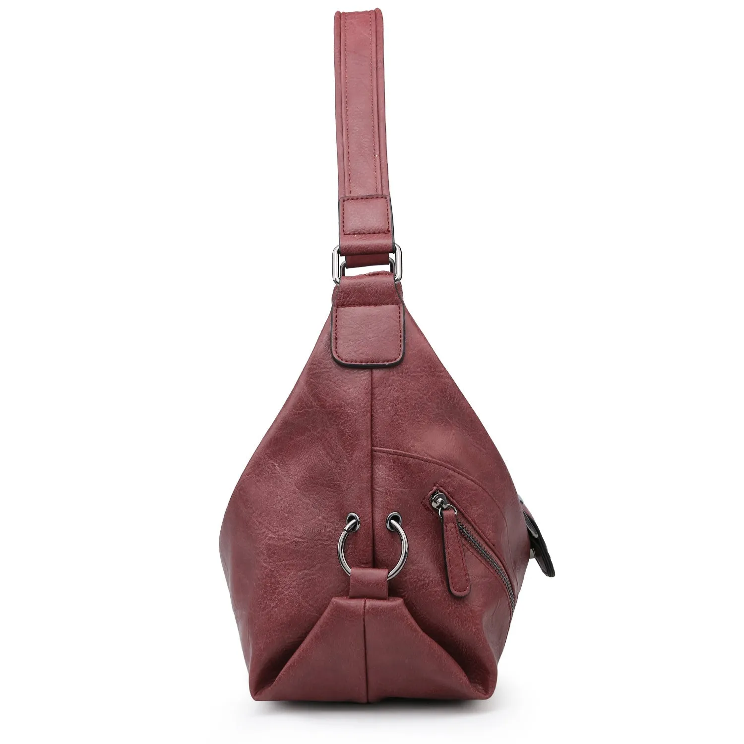 Large Women Hobo Purse Shoulder Bag Ladies Buckle Handbags