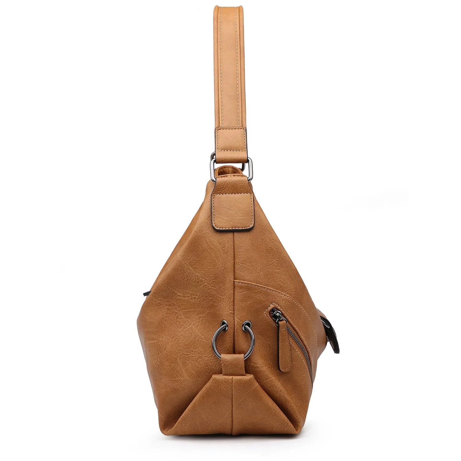 Large Women Hobo Purse Shoulder Bag Ladies Buckle Handbags